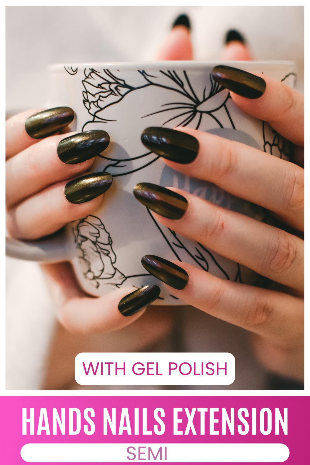 Nails Extension in Gel | Pics Nails